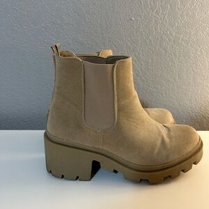 Tan Suede Ankle Boots